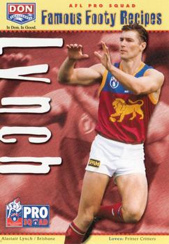 1999 Don Smallgoods AFL Pro Squad Famous Footy Recipes Series 2 #11 Alastair Lynch Front